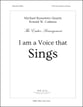 I Am a Voice That Sings SATB choral sheet music cover